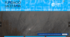 Desktop Screenshot of fundaciolacetania.org