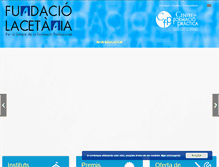 Tablet Screenshot of fundaciolacetania.org